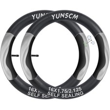 YUNSCM 2-PCS 16 Self Sealing Bike Tubes 16x1.75/1.9/1.95/2.125 AV32MM Schrade...