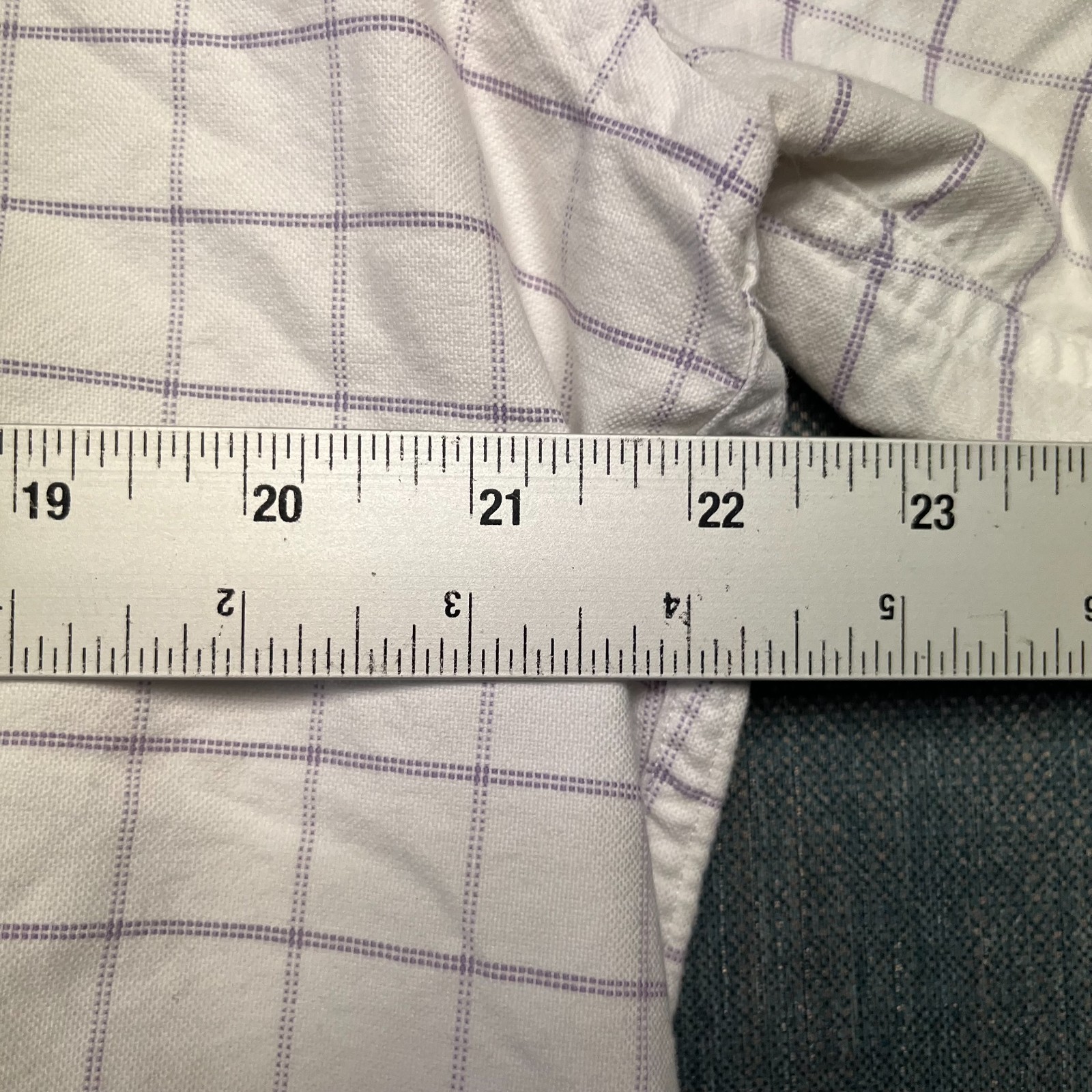 Brooks Brothers Red Fleece Men's Shirt Size XL White Short Sleeve Oxford Plaid thumbnail 6