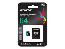 ADATA Premier Pro 64GB MicroSDXC Class 10 UHS-I AUSDX64GUI3V30SA2-RA1