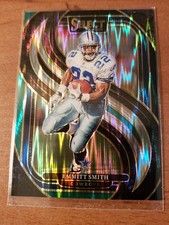 2024 Panini Select - Premier Level Emmitt Smith #155 Black & Green Shock Prizm