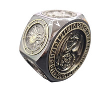 DND Spinner Würfel Spielwürfel  8-in-1 Metall Würfel 3D-Sechseck Relief Design