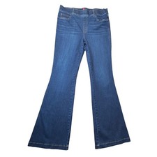 Spanx Pull On Bootcut Jeans Women's XL Stretch Shaping Denim Trouser Pants