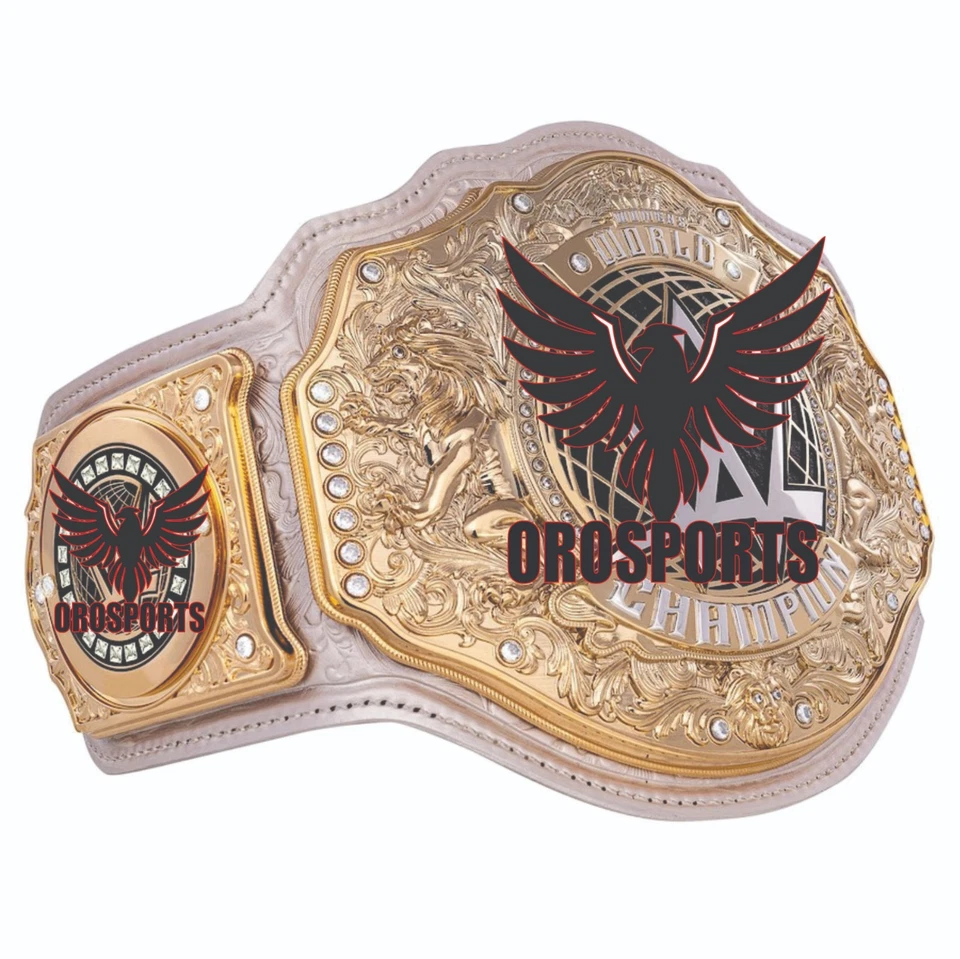 Женский пояс чемпиона мира в супертяжелом весе реплика взрослый размер 2 мм латунь - Изображение 2 из 3