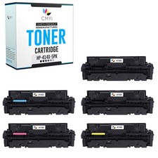5X Replacement 414X Printer Toner Cartridges for HP Color LaserJet Pro M454dn