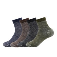Men's Merino Wool Hiking Socks-Thermal Warm Crew Winter Ankle for Trekking,Cy...