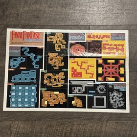 Final Fantasy Nintendo NES Complete in Box CIB w/ Maps Inserts 1990