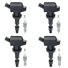 CSMATEYEAH Ignition Coil Pack and Spark Plugs Compatible with Hyundai Sonata San