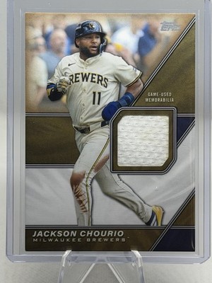 2026 Topps Series 2 Jackson Chourio Major League Material #MLM-JCH GOLD 02/50 SP