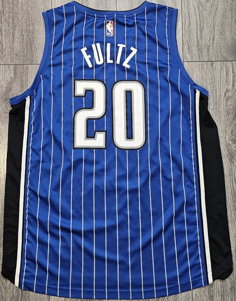 Fanatics Orlando Magic Markelle Fultz #20 Swingman Jersey Blue Striped Men's XL - Image 2 of 4
