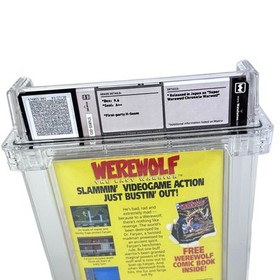New NES Werewolf The Last Warrior WATA 9.6 Factory Sealed Graded Nintendo game