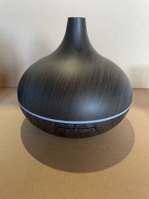 QUIGG Aroma Diffuser Luftbefeuchter 300ml mit LED Beleuchtung (dunkelbraun)