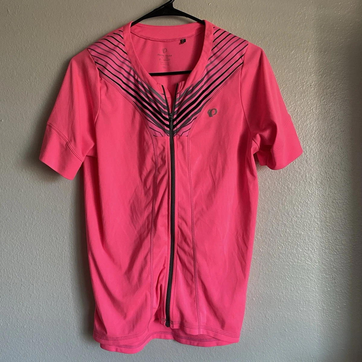 Chemise Cycliste Femme Pearl Izumi - Grise/bleue - Taille XL - Zippée - Occasion