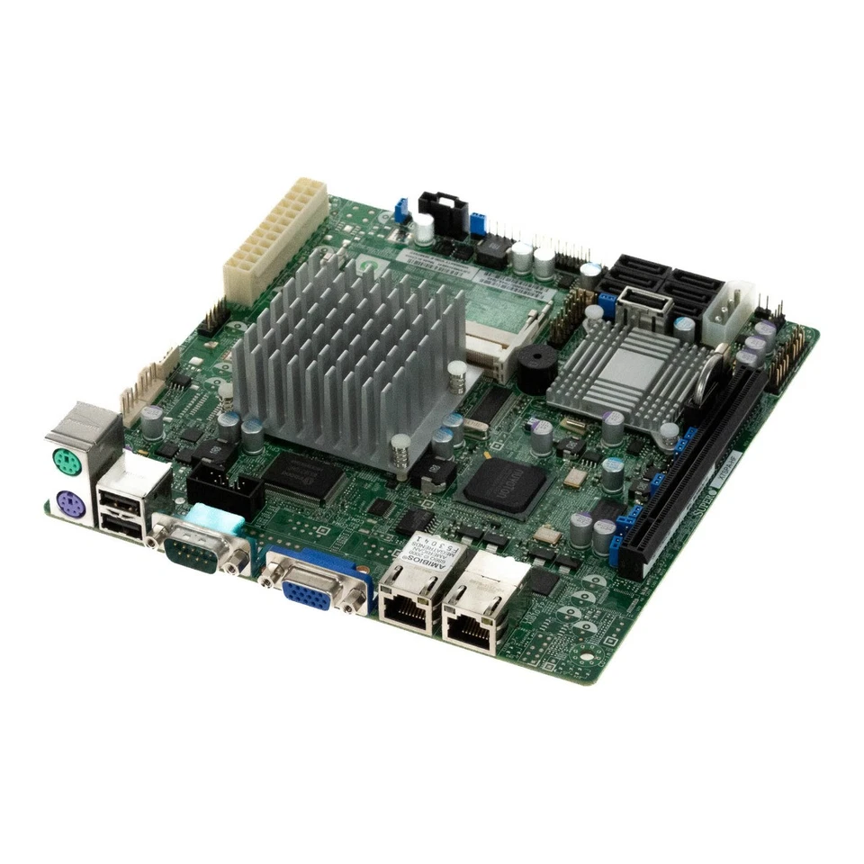 Carte Mère Supermicro X7SPA-HF Intel Atom D510 1.66GHz DDR2 2 GoE mini-ITX - Photo 1/2