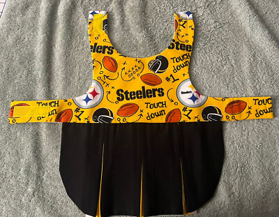 NFL Pittsburgh Steelers Cheerleader Dress for Small Dog