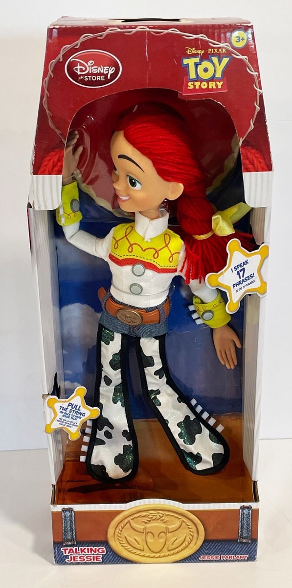 2021 Disney Store Toy Story Pull-String Talking Jessie Figure Toy