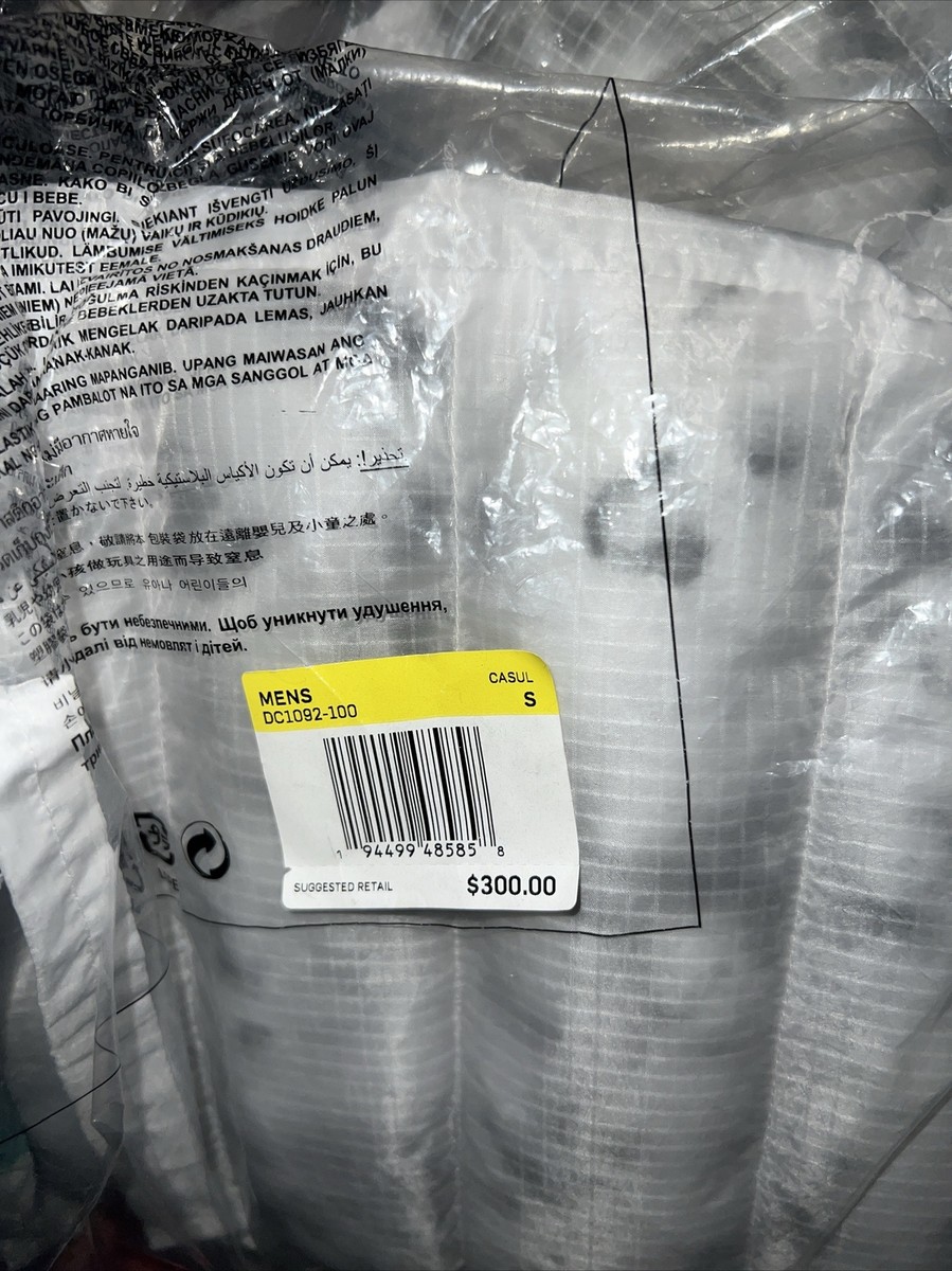 NIKE x STUSSY Insulated Pants White/Gorge Green Mens Sz S DC1092