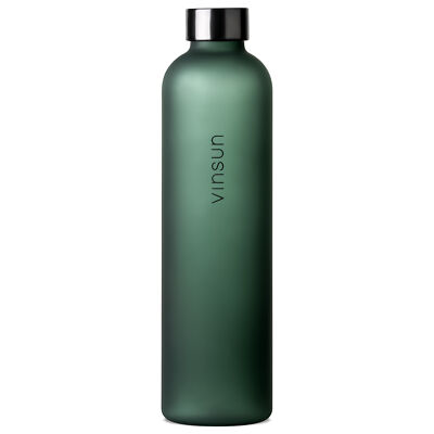 Trinkflasche 1L Sportflasche Wasserflasche BPA frei Kohlensäure geeignet Vinsun 4260676353039