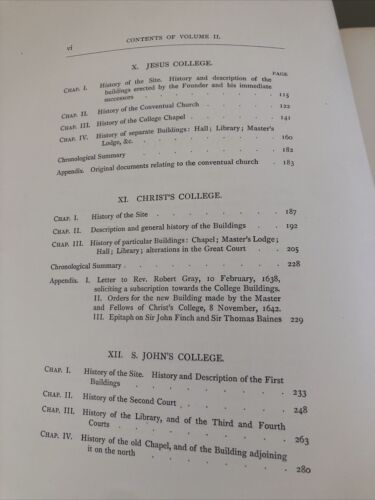 The Architectural History of University of Cambridge 4 Vol Limited to 120 (1886) - Picture 10 of 24