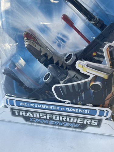 Star Wars ARC-170 Starfighter to Clone Pilot Transformers Crossover Robot - Picture 2 of 9