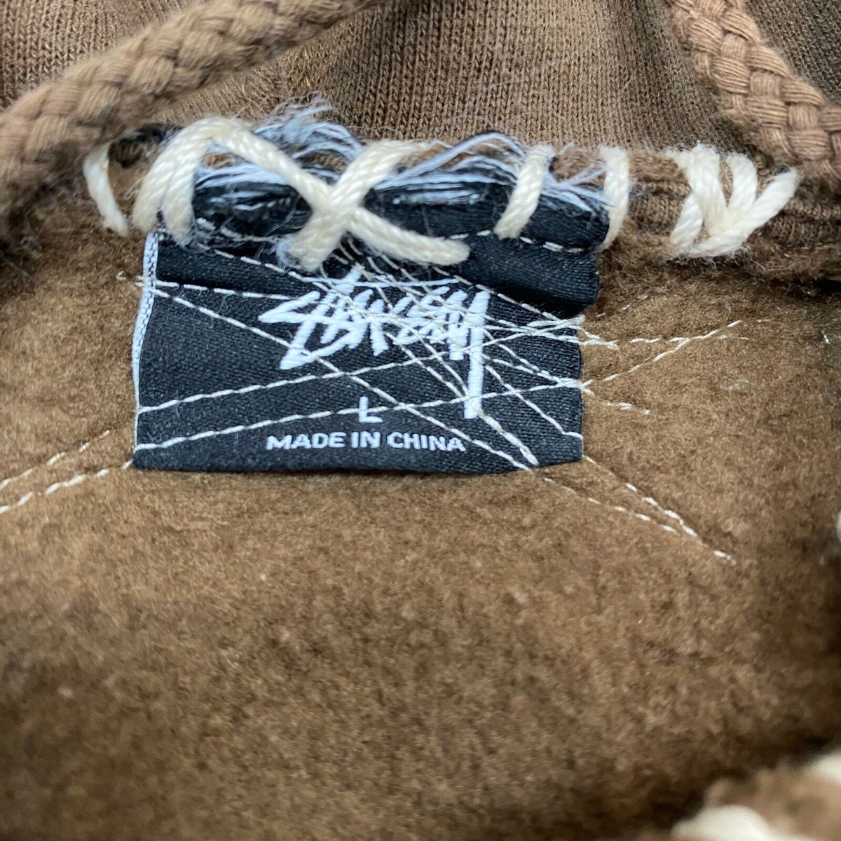 Stussy Upcycled Inside Out Checkered Hoodie Men's L Y2K Skater | eBay