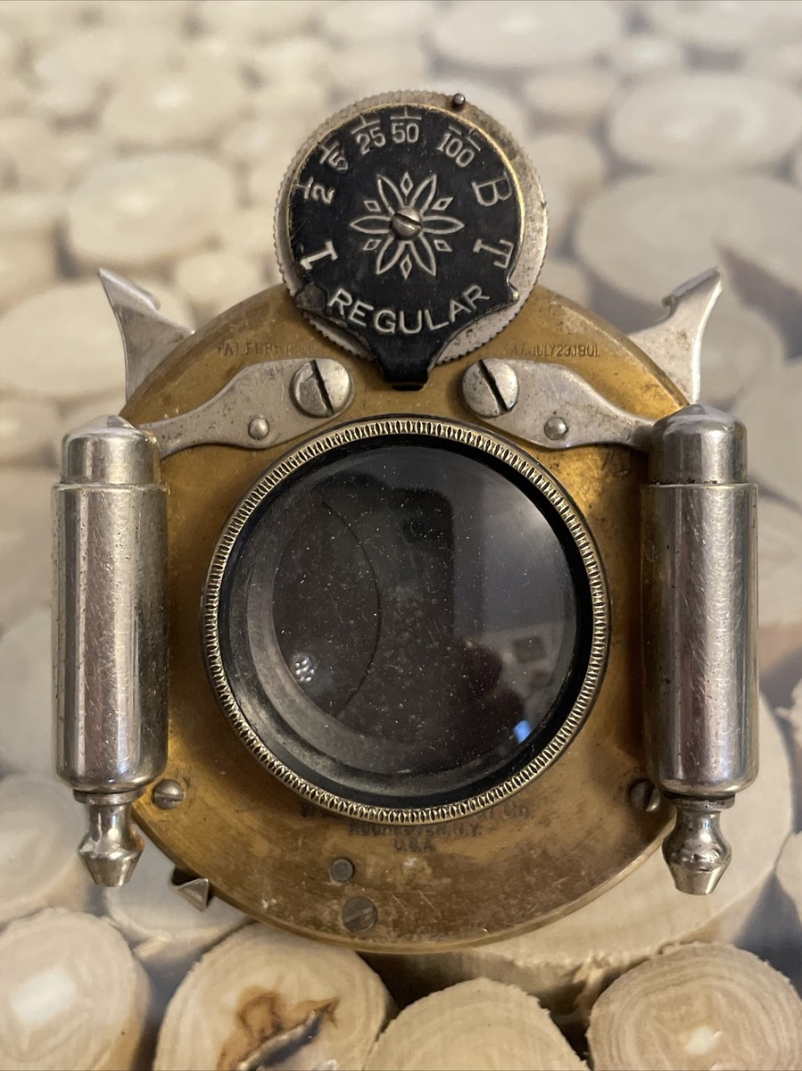 1901 Wollensak Optical Co Shutter Vintage Brass Antique Lenses | eBay