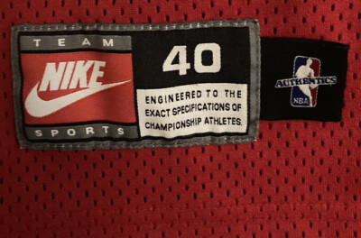 Jamal Crawford Authentic Pro Cut Chicago Bulls NBA Jersey Men 40 M