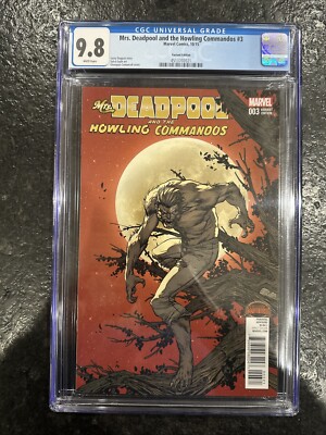 Mrs. Deadpool & The Howling Commandos #3 CGC 9.8 HTF Variant Giuseppe Camuncoli