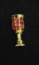 Officers pin OES  Electa  gold   post back