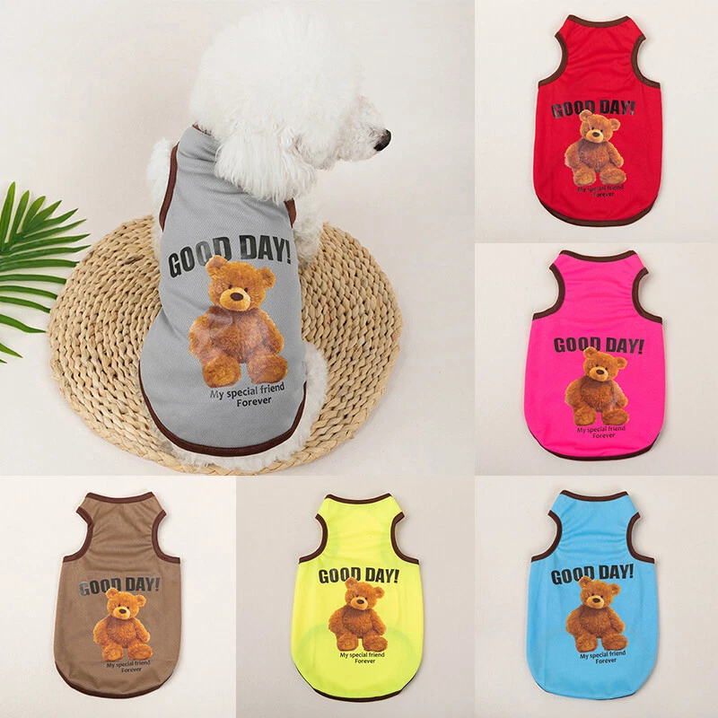 Pet Dog Clothes Teddy Bear T Shirt Clothing For Small Dogs Puppy Chihuahua Vestಇ - Image 2 of 4