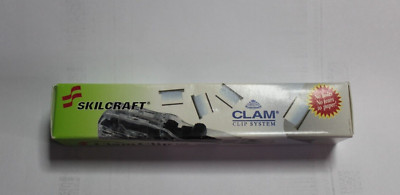 Skilcraft Clam Clip Hand Held Clip Dispenser Transparent #40 New