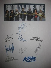 Brooklyn nine-nine 99 signed TV script X9 Andy Samberg Terry Crews Beatriz repnt
