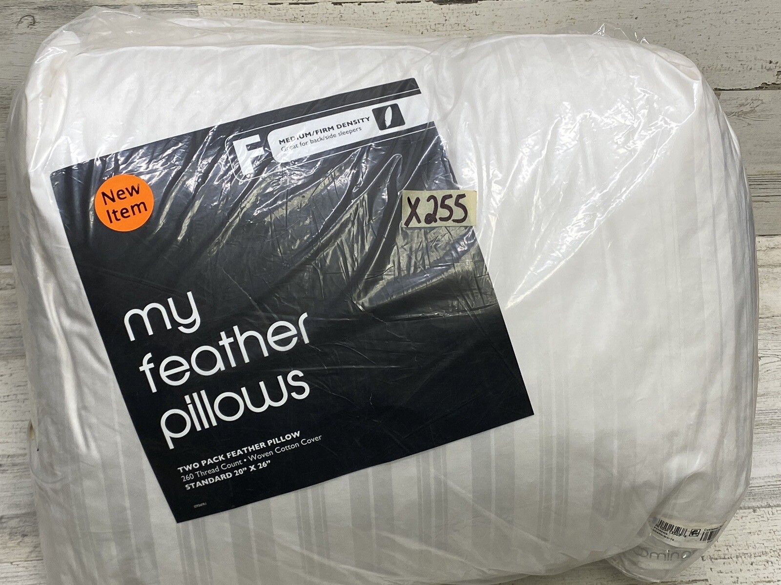 Medium/firm Density White Set Of 2