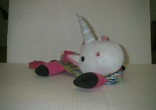 RAINBOW UNICORN 12 INCH PLUSH BAG