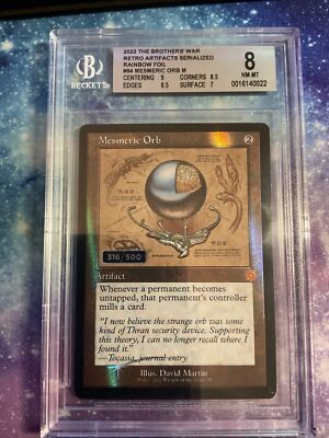 serialized mtg cards brothers war Key to the City (Retro Schematic) (Serialized) [The Brothers' War Retr main image 0