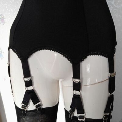 NEW Women 12 Claws Garter Belts Sexy Underwear Retro 6 Straps Suspender Belt