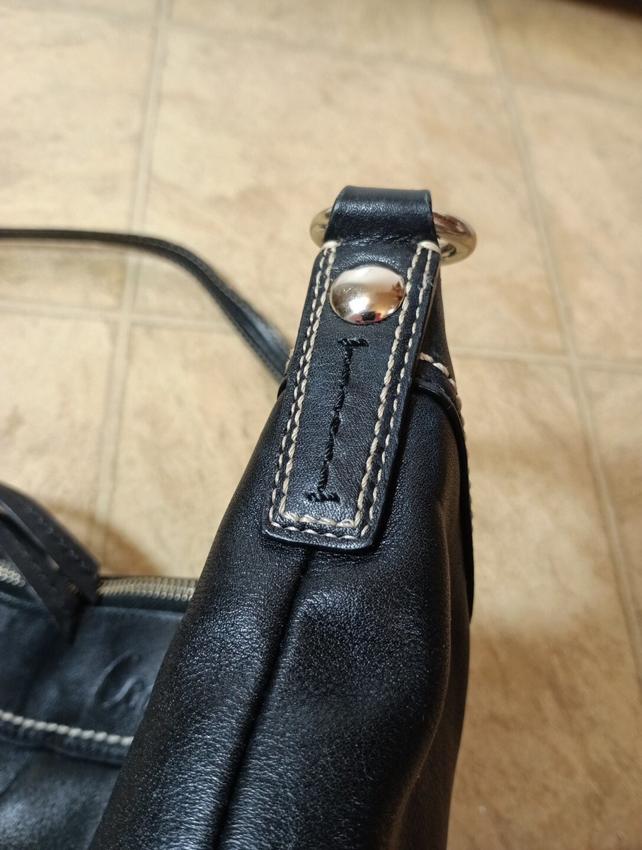 COACH Soho Black Leather Hobo Shoulder Bag Purse F13764 No Key Tag