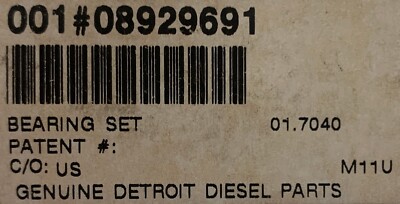 Detroit Diesel 8929691, Camshaft Bearing Set | eBay