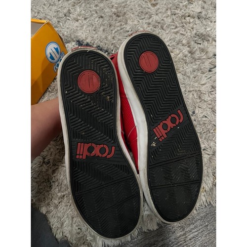 Sneakers alte uomo rosse Radii taglia 12 - Foto 7 di 8