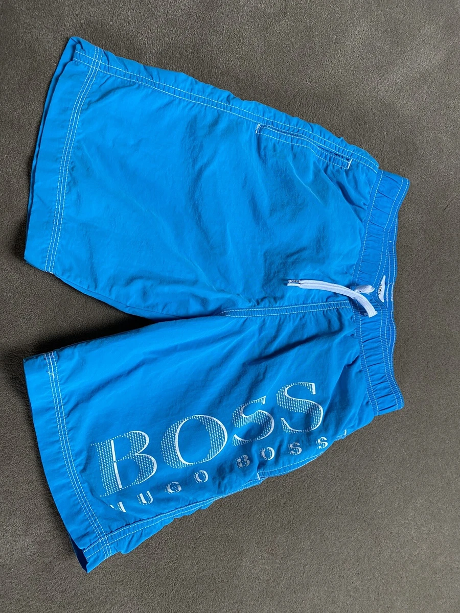 Hugo Boss Boys Swim Shorts Age 10 138 eBay