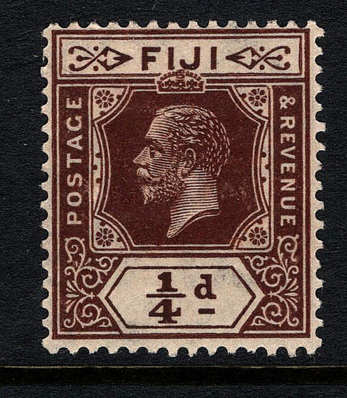 OPC 1922 Fiji 1/4p George V Wmk 4 Sc#93 MH 46958