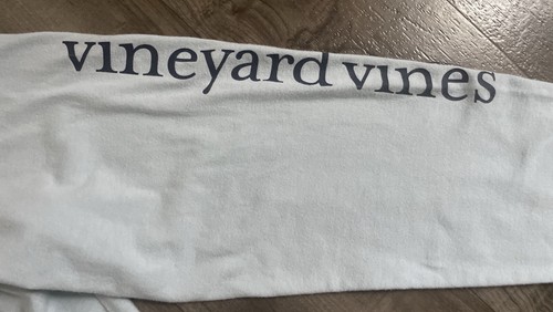 Mens Vineyard Vines Edgartown Long Sleeve T-Shirt Hoodie Whale Logo sz XL - Picture 5 of 7