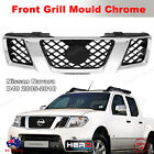 <!--F#f_0-->PREMIUM Front Mesh Grille fit Nissan Navara D40 2005-2010 ABS Chrome & Black<!--F/-->