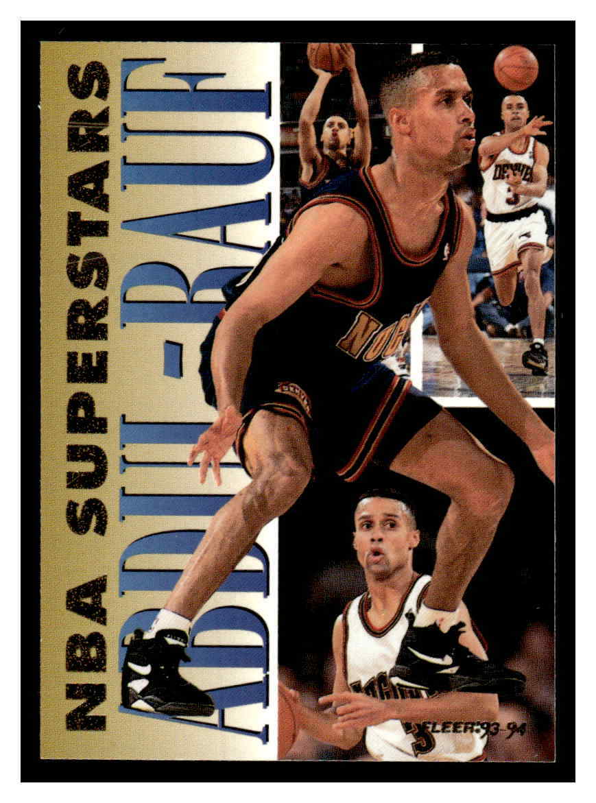 1993-94 Fleer #1 Mahmoud Abdul-Rauf NBA Superstars | eBay
