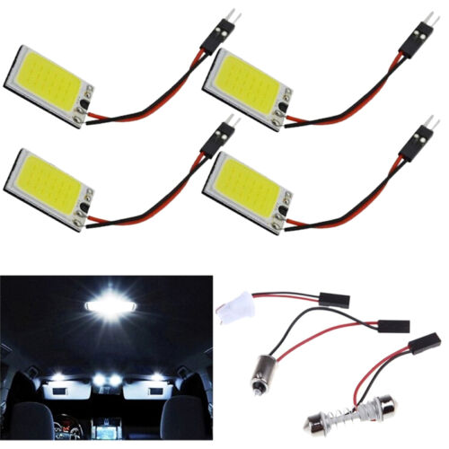 18-LED COB Car Interior Dome Plate Lights White Bulb BA9S T10 Festoon 12V A`.l2 - Picture 2 of 5