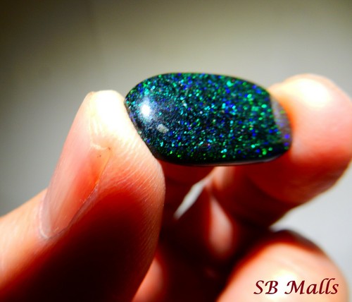 8.4 Cts. HONDURAS BLACK MATRIX HONDURAN OPAL CABOCHON LOT 2829 - Picture 4 of 5