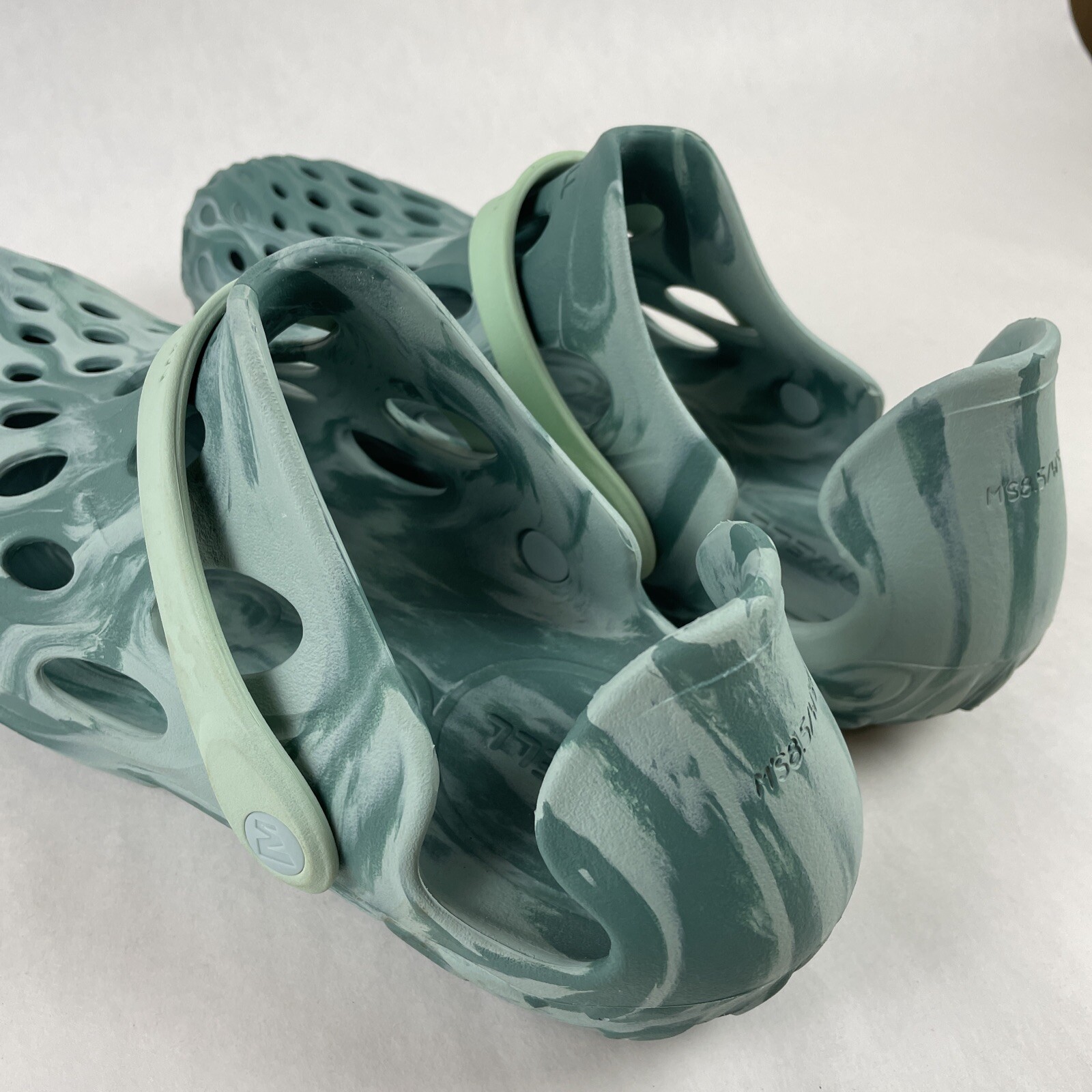 Merrell Hydro Moc Elements Sandalo Acqua Casual Verde Slip On Uomo 8 5 Donna 10