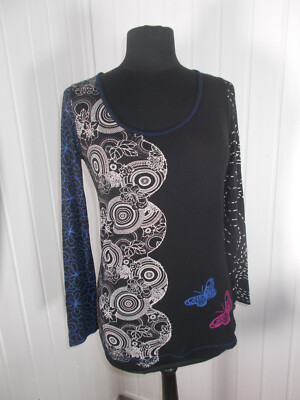 Tunique/haut Desigual – Femme, Taille M/38, Multicolore – Occasion TBE