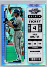 2023 Panini Chronicles Contenders Optic Hyper Paul Molitor 67/75 Milwaukee