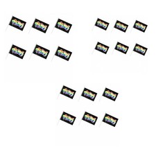 3 Pride Rainbow Flag 6 Pack LGBTQIA Mini Hand Held Flag 7 X 4.5 Inches