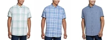  Weatherproof Vintage Men's Short Sleeve Woven Shirt 